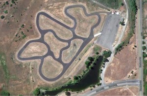 Top View of the Autocross Track in White City, OR.